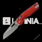 Microtech MSI S/E kääntöveitsi, Red Fluted Aluminum, Apocalyptic