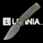 Vosteed Porcupine ModSwap™ - Stonewash - Micarta kääntöveitsi, oliivinvihreä