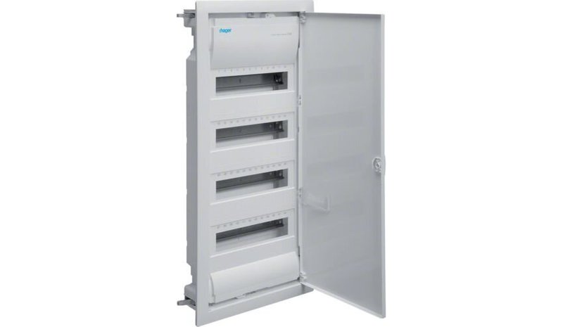 Valmis modulaarinen jakelulaatikko Hager Damika Malli M 4x12