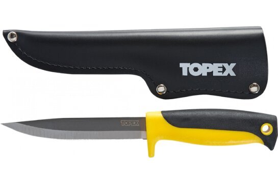 Topex-yleisveitsi, jossa nahkatuppi, 120 mm terä