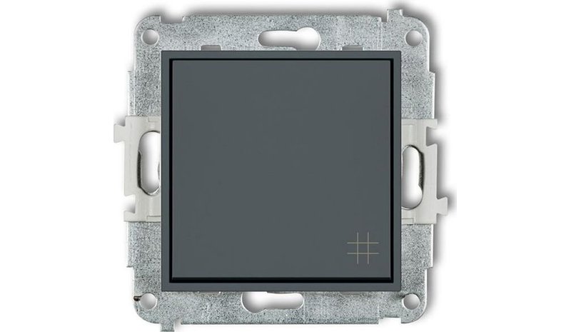 Karlik Mini 28mwp-6 crossover-kytkin, matta grafiitin väri