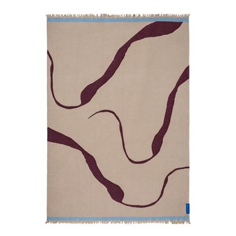 Mette Ditmer Studio viltti Wine, 130x175 cm