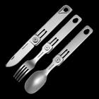 Roxon 3 in 1 Camping Utensil Set