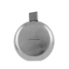 Titaner Titanium Hip Flask Diamond Cut Cap, Silver