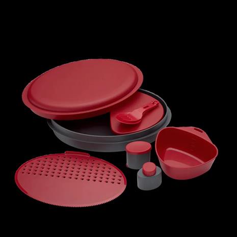Primus Meal Set, ruokailuvälineet, punainen