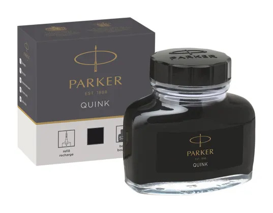 Parker muste Quinkflow 57ml musta