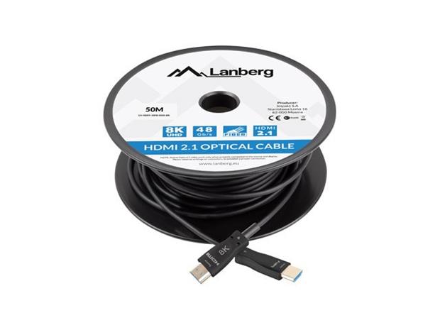 HDMI-kaapeli - Lanberg - 50M - 8K - Optinen - M/M v2.1