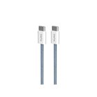 Puro Fabrik 60W USB-C - USB-C Cable 1.5m - Blue