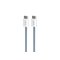 Puro Fabrik 60W USB-C - USB-C Cable 1.5m - Blue – kuva 2