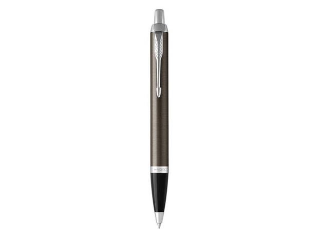 PARKER IM Ballpoint Pen Dark Espresso with Medium Point Blue Ink Refill (1931671)