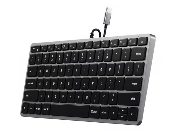 Satechi Slim W1 Wired Backlit Keyboard, näppäimistö – kuva 8/8