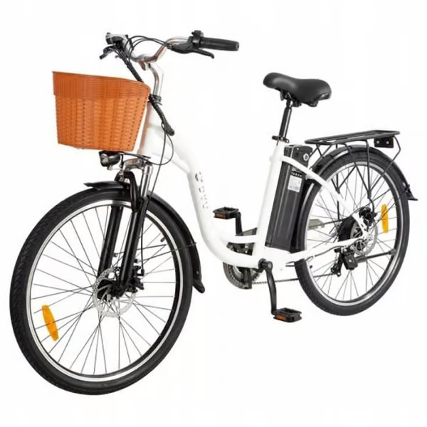Sähköpolkupyörä - DYU - C6 - Renkaat 26" - Moottori 350W - Akun jännite 36V 12.5Ah - 7 vaihdetta