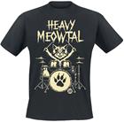 Todd Goldman - Heavy Meowtal - T-paita - Miehet - Musta