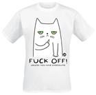 Todd Goldman - Fuck Off! Until You Have Chocolate - T-paita - Miehet - Valkoinen