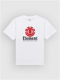Element Vertical T-paita optic white Miehet