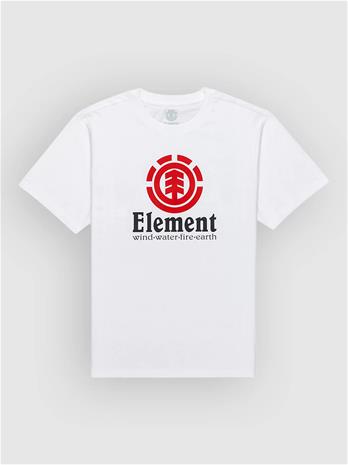 Element Vertical T-paita optic white Miehet