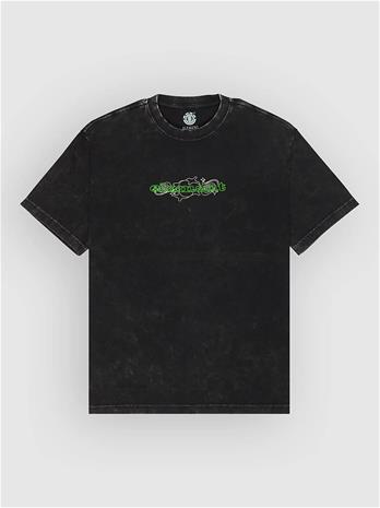 Element Eaxe Ripple T-Shirt off black Miehet