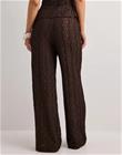 Vero Moda - Ruskea - Vmtamina Mw Wide Pant Jrs Exp