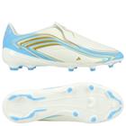 adidas F50 Messi League Laceless FG El Ultimo Tango - Valkoinen/Semi-sininen Burst/Icey Blue Lapset