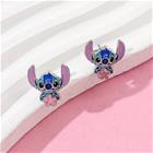 Yksi Pari Disney Söpö Pieni Stitch Kukkakorvakorut