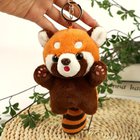 20cm/7.87in Pesukarhu Pehmo Avainketju Leikkikalu Red Panda