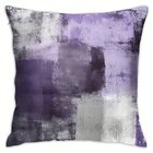 Yksi Kpl Heitto Tyynynpäällinen, Violetti Sametti Moderni Violetin Harmaa Tyynynpäällinen