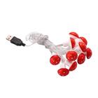 Sienis Valonauha USB, 20 LED 3.05m Sienis Koristevalot, 3 metrai 20 žibintu