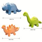 Piirretty Dinosauruksen Pehmolelu Kawaii Triceratops Söpö Dion Pehmolelut Lahja Lapsille, Geltonas drakonas ilgakaklu