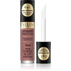 Poskipuna ja huulipuna Eveline Wonder Match Cheek & Lip 4in1 poskipuna ja nestemäinen huulipuna, 05, 4,5 ml