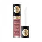 Poskipuna & huulikiilto Eveline Wonder Match 4in1 02, 4,5 ml