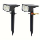 2/4 Pakkausta Aurinko Seinä/Lattia Lamppu, 50 SMD LED Aurinkovalaisinpuutarhaan, 2vnt