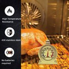 Keittiövaaka Uunilämpömittari Bimetallia Ruostumaton Teräs Keittiö Leipominen.