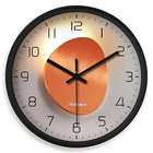 Moderni 20 cm hiljainen kvartsi seinäkello valo designilla
