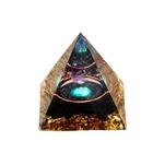 1 kpl Horoskooppi Orgon Pyramidi - Ametisti Pallo &amp; Obsidiaani - Härkä/Skorpioni/Leijona/Kalat/Rapu/Neitsyt/Vaaka/Oinas/Kaksoset/Vesimies., Mergele