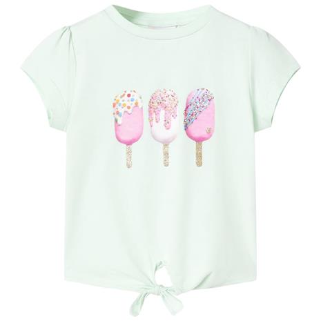 Lasten T-paita vaalea minttu 116
