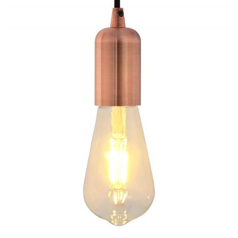 vidaXL Lampuntelineet 2 kpl Red Bronze E27