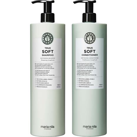 maria nila True Soft Bundle Shampoo 1000 ml & Conditioner 1000 ml