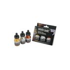 Prof akryylimuste 3 Pack Iridescent (värillinen)