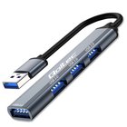 Keskitin sovitin usb 3.0 4in1 3x 2.0 Qoltec