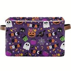 Suuri Halloween-aiheinen Taitettava Säilytyskori - Geometrinen Kuosi, Kangasjärjestäjä Makuuhuoneelle &amp; Kotiin., Kaledu snaige