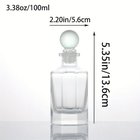 Tyylikäs 100ml/200ml lasipullot koristeluun: Jouluun, Halloweenin, Pääsiäiseen, Hanukkaan ja Kiitospäivään., 3,38 uncijos / 100 ml