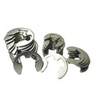 120kpl 304 ruostumaton teräs E-clip lukkorengas lajitelmasarja 1.5mm-10mm