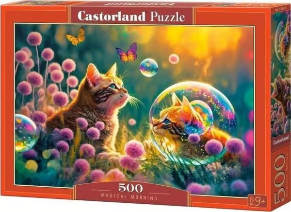 Castorland Puzzle 500 palaa Kissa maaginen aamu