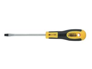 Modeco litteä ruuvimeisseli 5,0x100mm, Friendly Grip