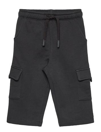 Mango Cargo Joggers With Drawstring Bottoms Sweatpants Black Mango