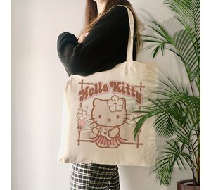 Sanrio Hello Kitty Hula Kuvioitu Polyesteri Kassi - Kesärantakassi