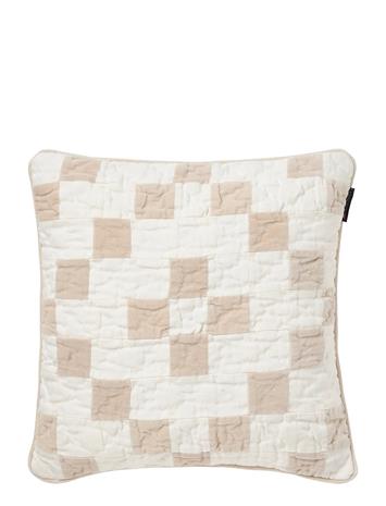 Lexington Patchwork Tyynynpäällinen 50x50 Cm - Koristetyynyt & Suojukset Luomupuuvilla Valkoinen - 12514100-1000-SH25