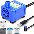 USB-Käyttöinen Kissavesiautomaatti LED-merkkivalolla - Vähävirtainen ja Turvallinen Energiatehokas Vaihtopumppu Useille Lemmikeille