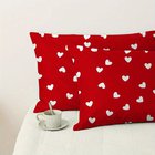 2kpl Moderni Punainen Rakkaus Tyynynpäällinen Häät Kotiin, 50cm*75cm