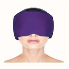 Ergonominen Päänhierontalaite ja Silmämaski - Migreenin Lievennys, Stressin Vähennys, Violetine